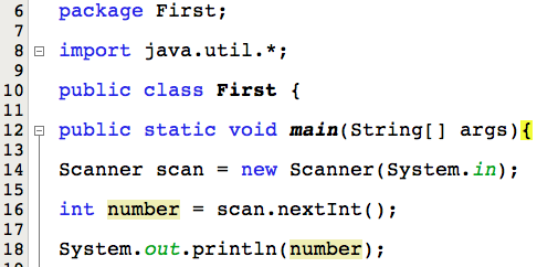 scanner class