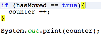 boolean code example