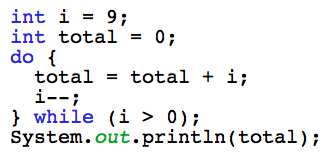 switch statement
