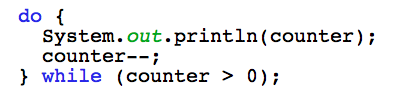 switch statement