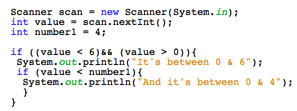switch statement