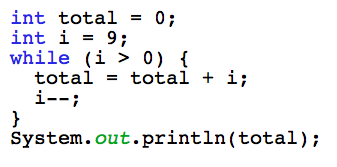 switch statement