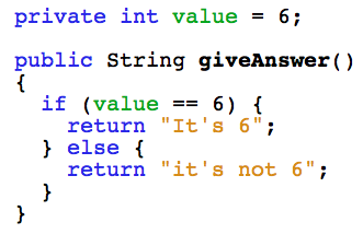 switch statement