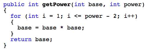 switch statement